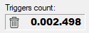 trigger count