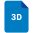 Adjunto Plano en 3D (iBlueDrive) (STP step AP214, IGS iges, SAT Acis R18) 