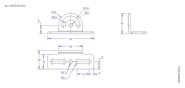 Plano de VBA050A